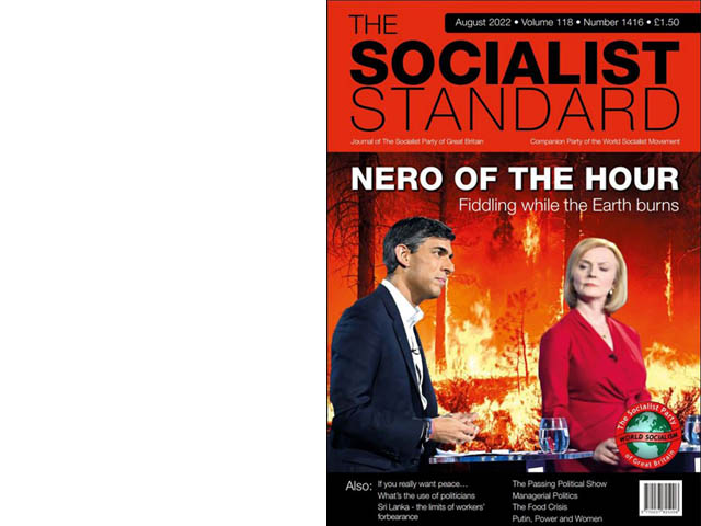 August 2022 Socialist Standard