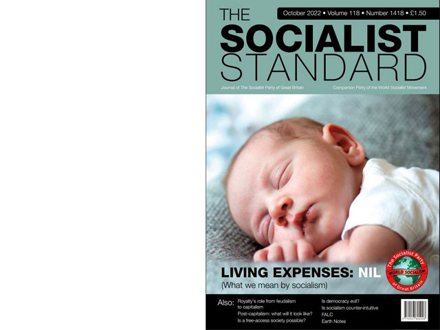 October 2022 Socialist Standard