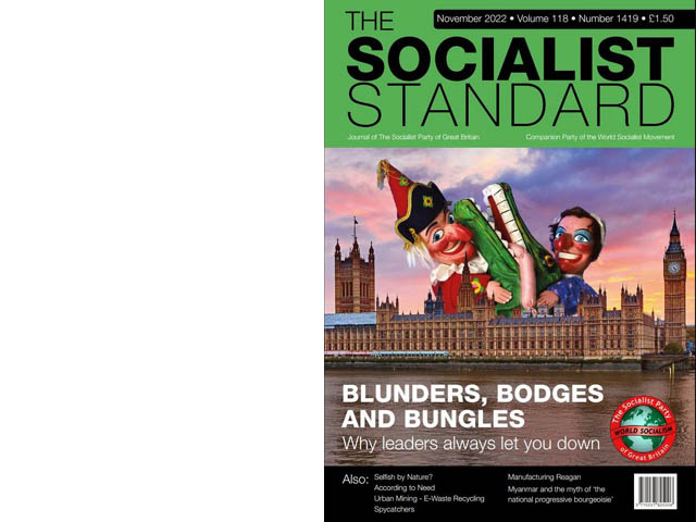 November 2022 Socialist Standard