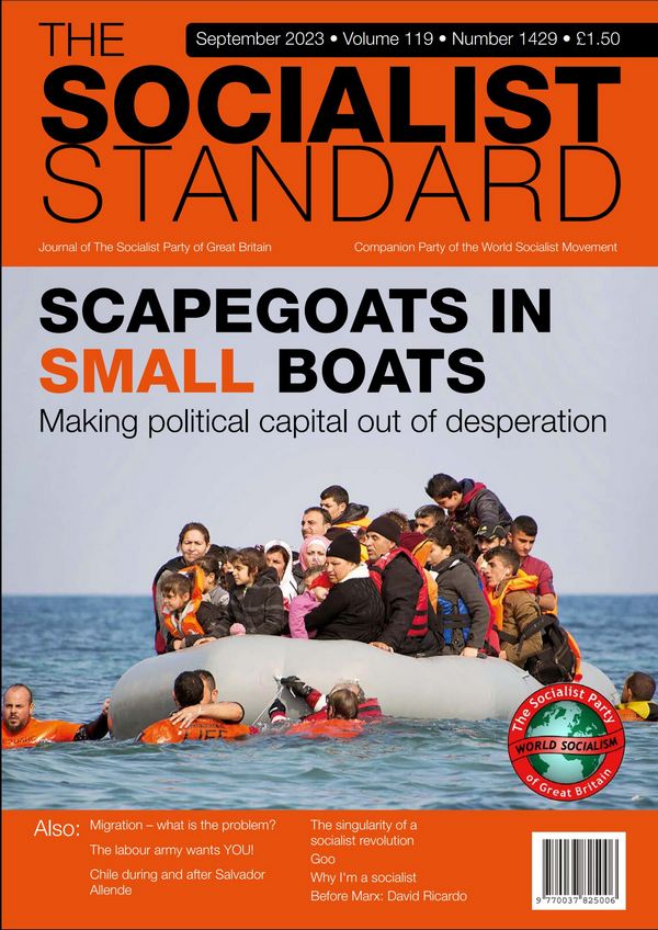 Socialist Standard no. 1429 September 2023
