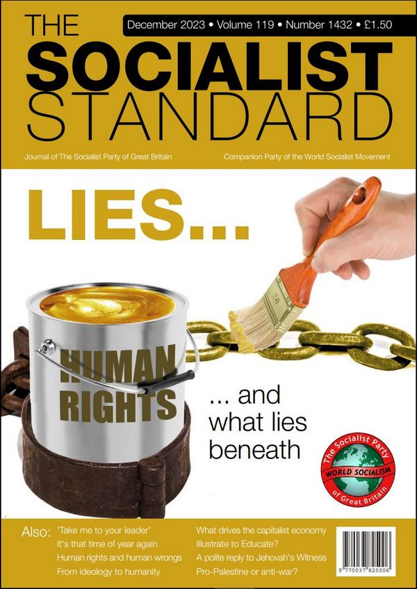 Socialist Standard no. 1431 November 2023