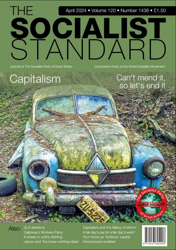 Socialist Standard no. 1436 April 2024
