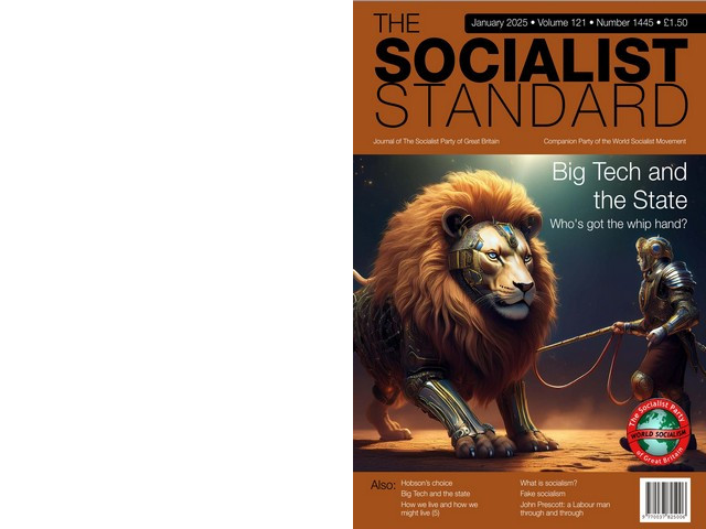 January 2025 Socialist Standard