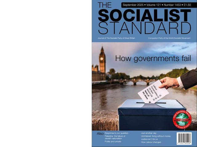September 2025 Socialist Standard